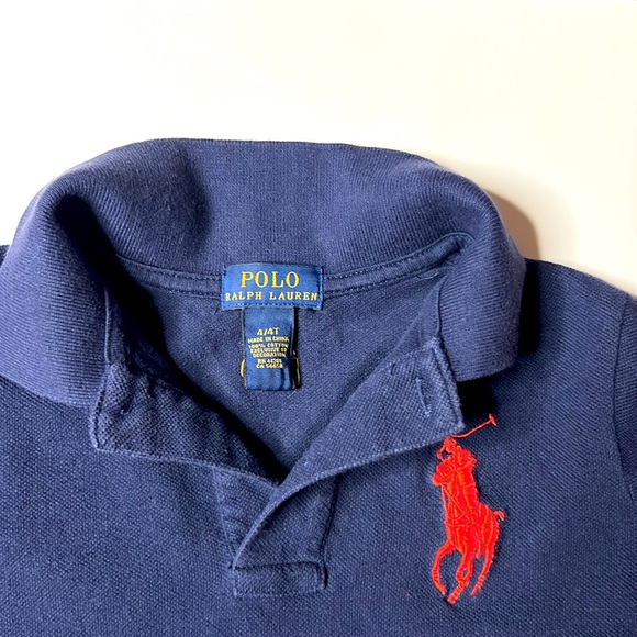 Ralph Lauren Polo Shirt Boys Sz 4/4T - Picture 3 of 3